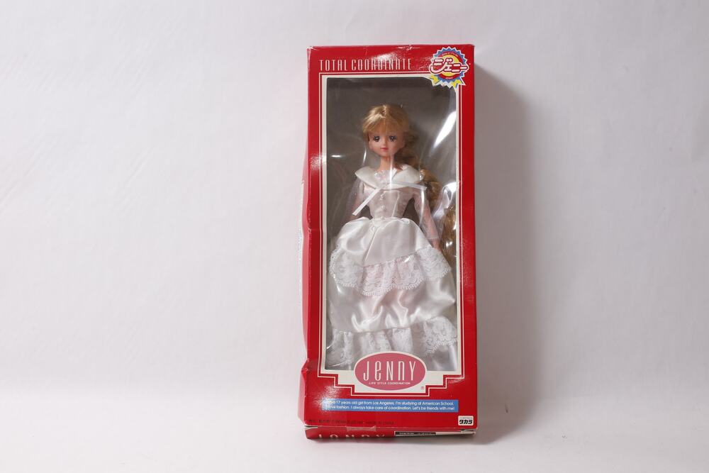 1981 Takara Jenny Total Coordinate Doll in White Dress in Box ~ 260826-WH 1308